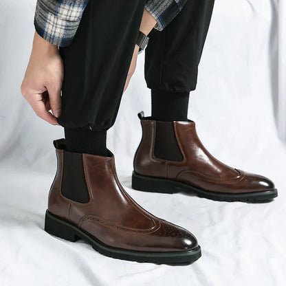 Javier® | Leather Chelsea Boots