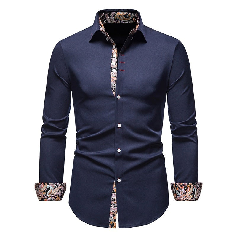 Jenson® | Elegant Long-Sleeved Polo For Men
