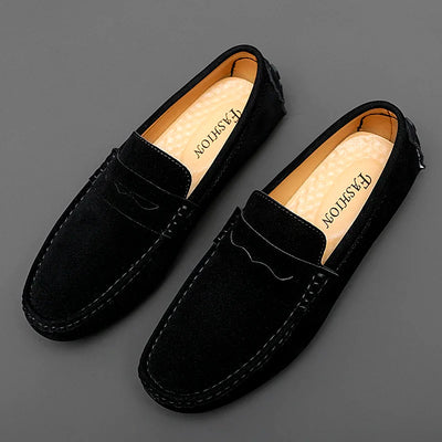 Jett | Suede Boat Loafers