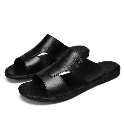 Devon® | Leather Men'S Slippers