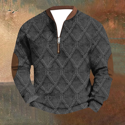 David® | Cozy vintage knit half-zip sweatshirt