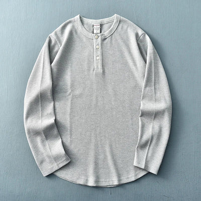 Keelin® | Cotton Waffle Henley