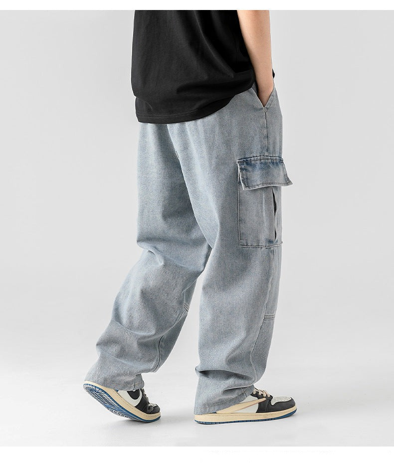 Jose® | Straight Cargo Wide Jeans
