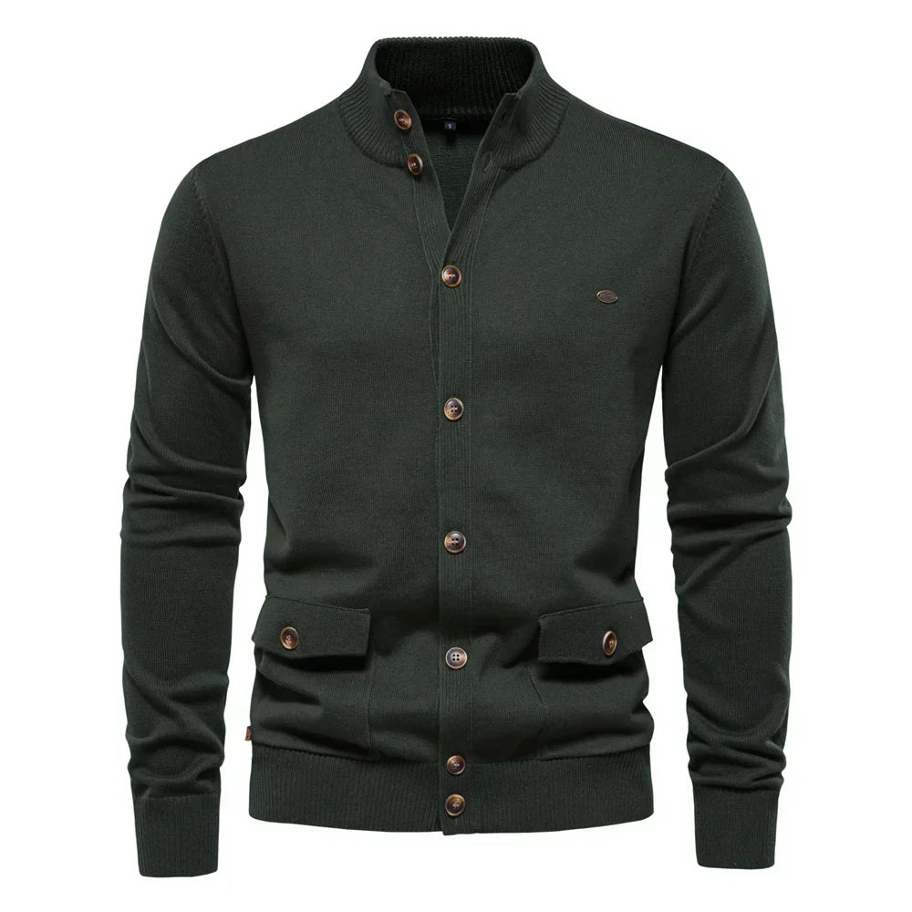 Domiciano® | Men'S Buttoned Knitted Cardigan