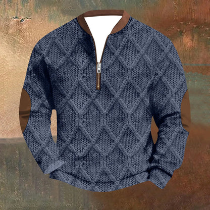 David® | Cozy vintage knit half-zip sweatshirt