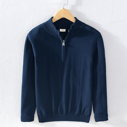 Alejandro® | Cotton Half-Zip Sweater