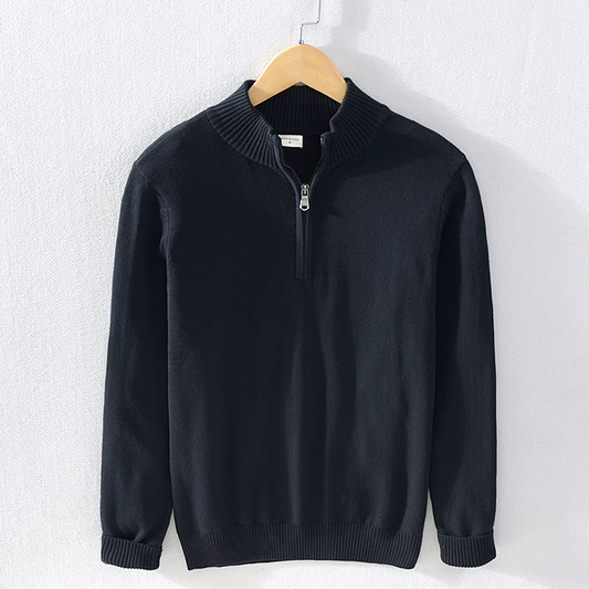 Alejandro® | Cotton Half-Zip Sweater