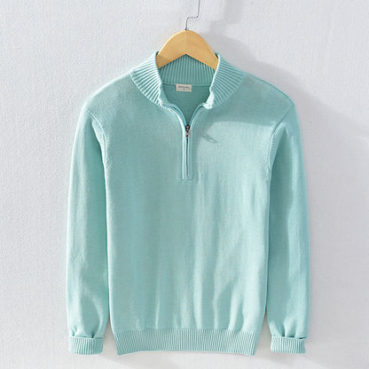 Alejandro® | Cotton Half-Zip Sweater