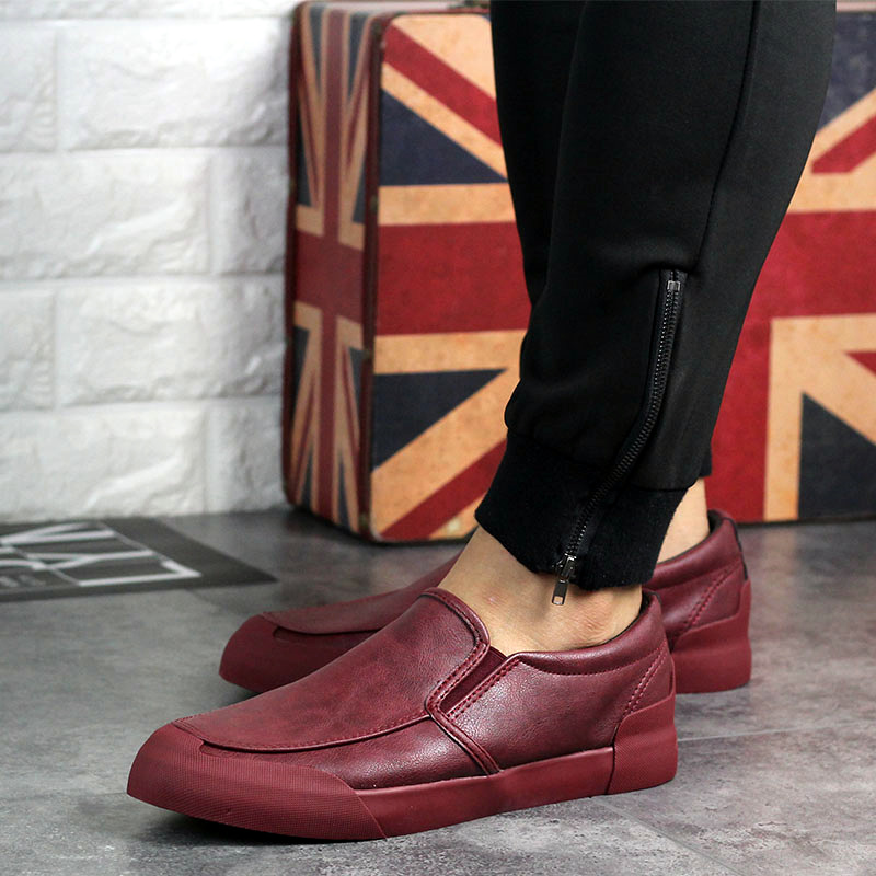 Emmet® | Leather Slip-On Sneakers