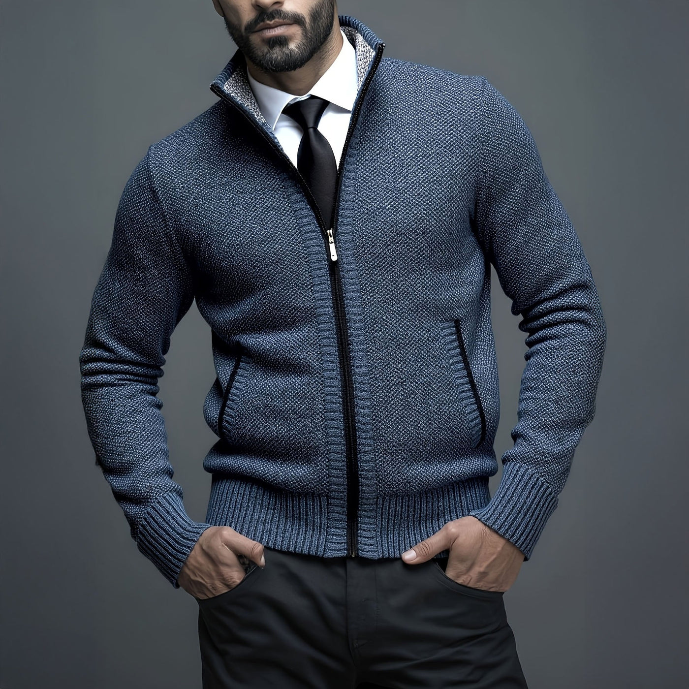 Adam | LUXURY MEN'S ZIP-UP VEST