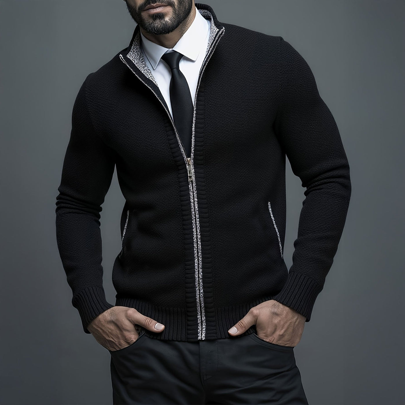 Adam | LUXURY MEN'S ZIP-UP VEST