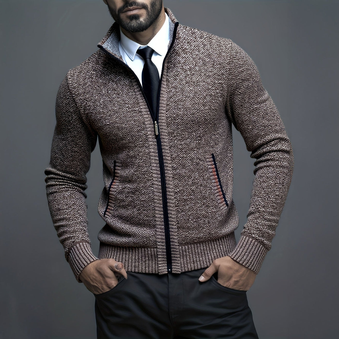 Adam | LUXURY MEN'S ZIP-UP VEST