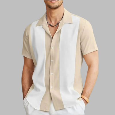 John® | Striped Short Sleeve Shirt For Men