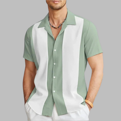 John® | Striped Short Sleeve Shirt For Men