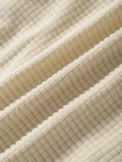 Lyle® | Waffle Lapel Solid Henley Shirts