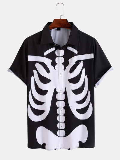 Anas® | Skeleton Print Shirt