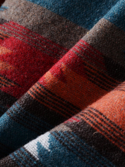 Mateo® | Aztec Geometric Print Overshirt