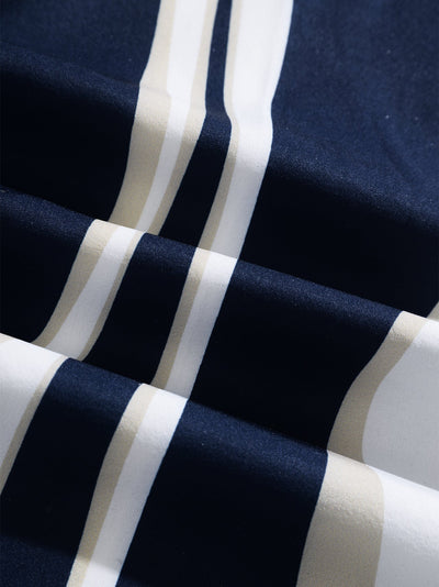Alfonso® | Wave Stripes Lapel Shirts