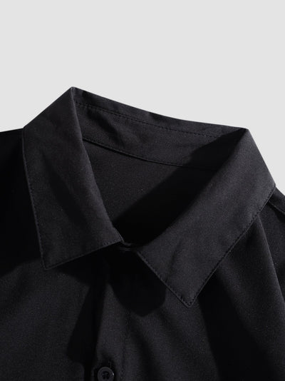 Adelmo® | Solid Color Lapel Basic Shirts