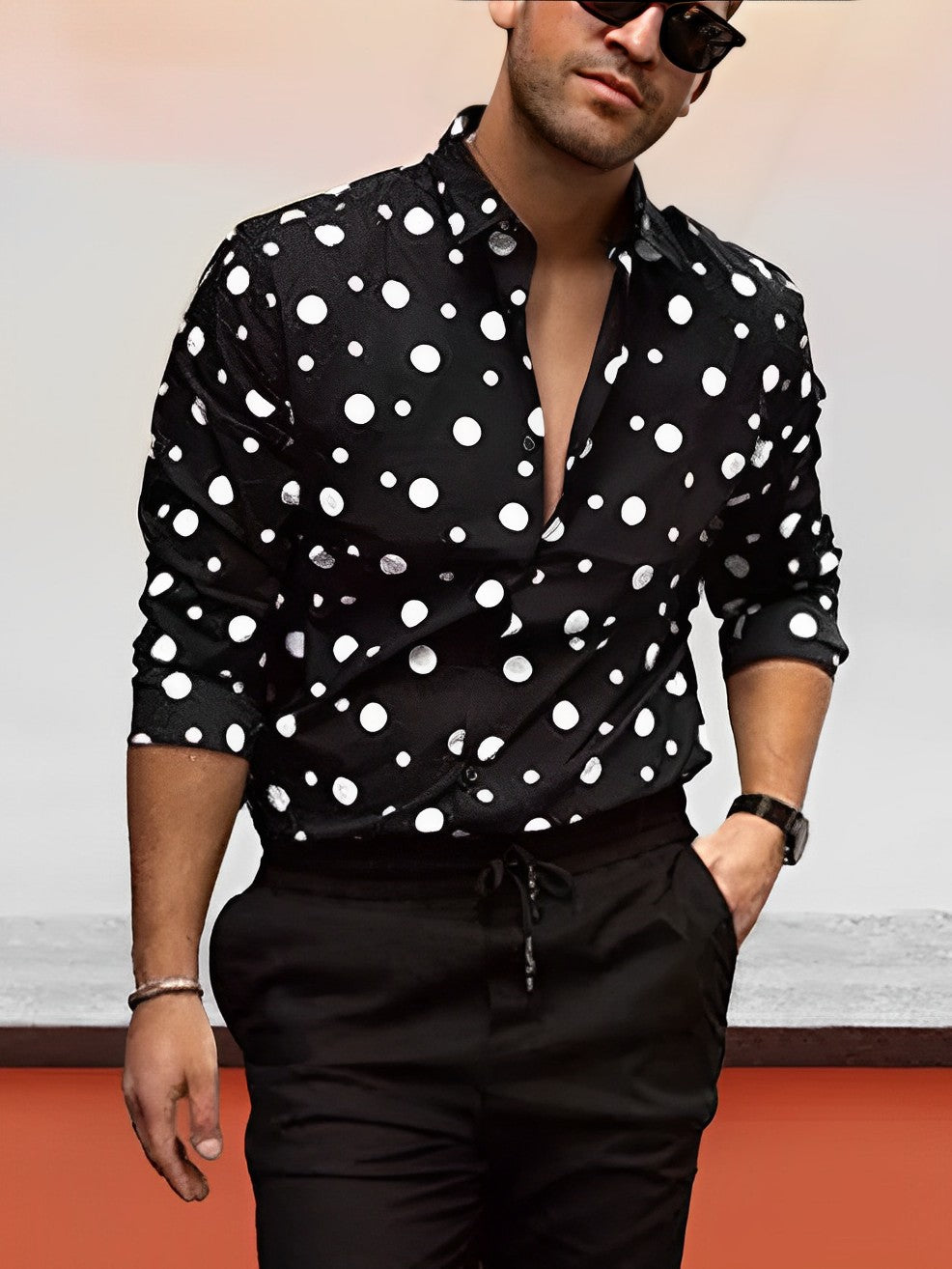Javier® | Casual Polka Dot Shirt