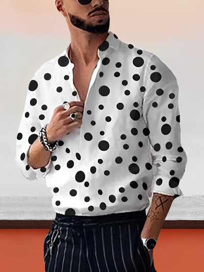 Javier® | Casual Polka Dot Shirt