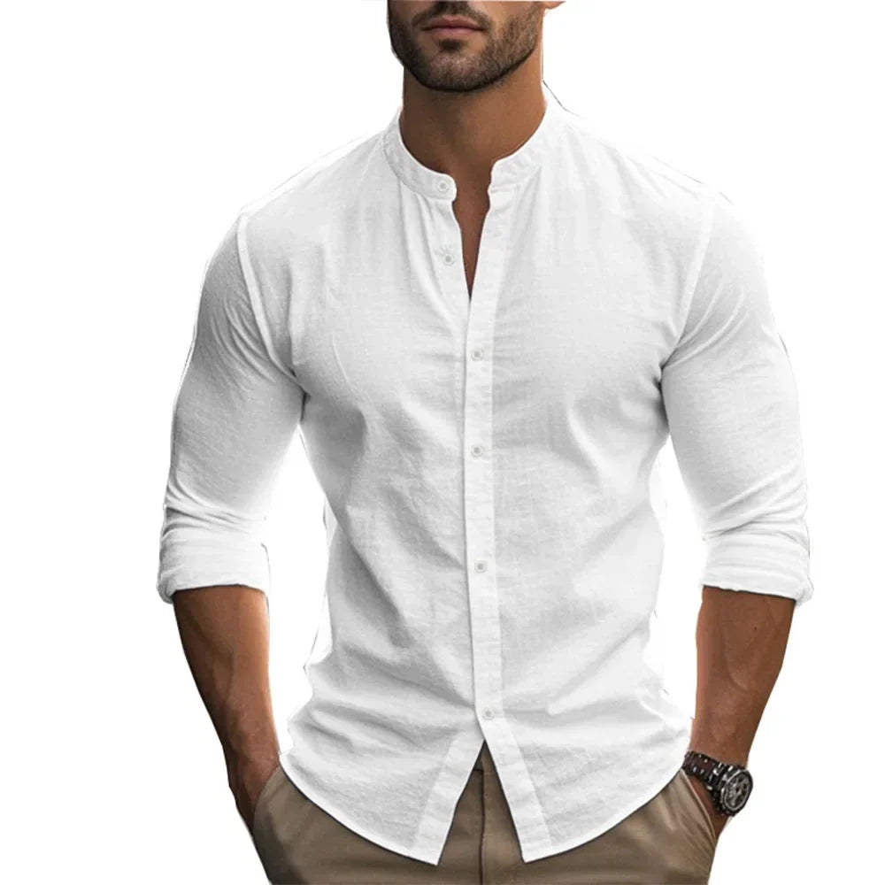 Kurt® | Casual Summer Cotton And Linen Shirt