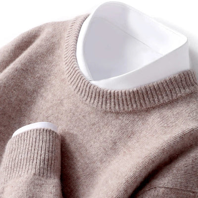 Eamon® | Wool Sweater With O-Neck