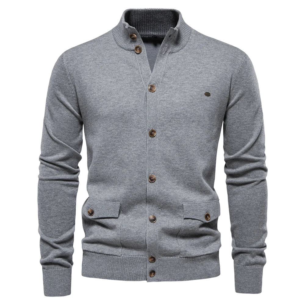 Domiciano® | Men'S Buttoned Knitted Cardigan