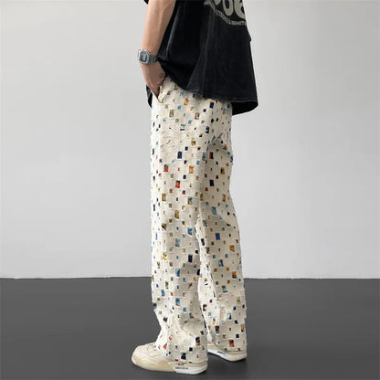 Zacchary® | Artistic Print Trousers
