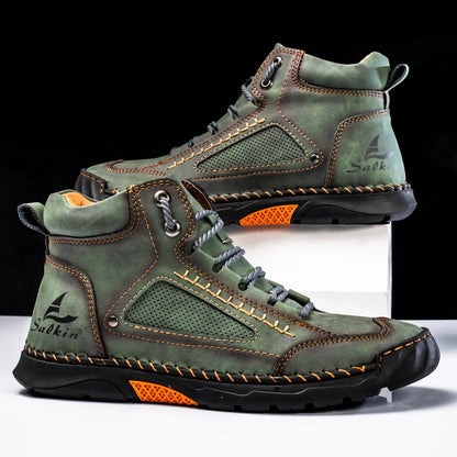 Ermenegildo® | Leather High Top Shoes
