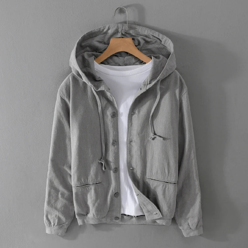 Ezra® | Linen Hoodie