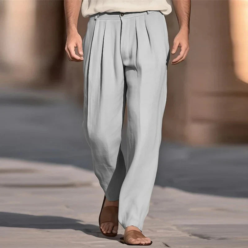 Stone | Casual Linen Pants