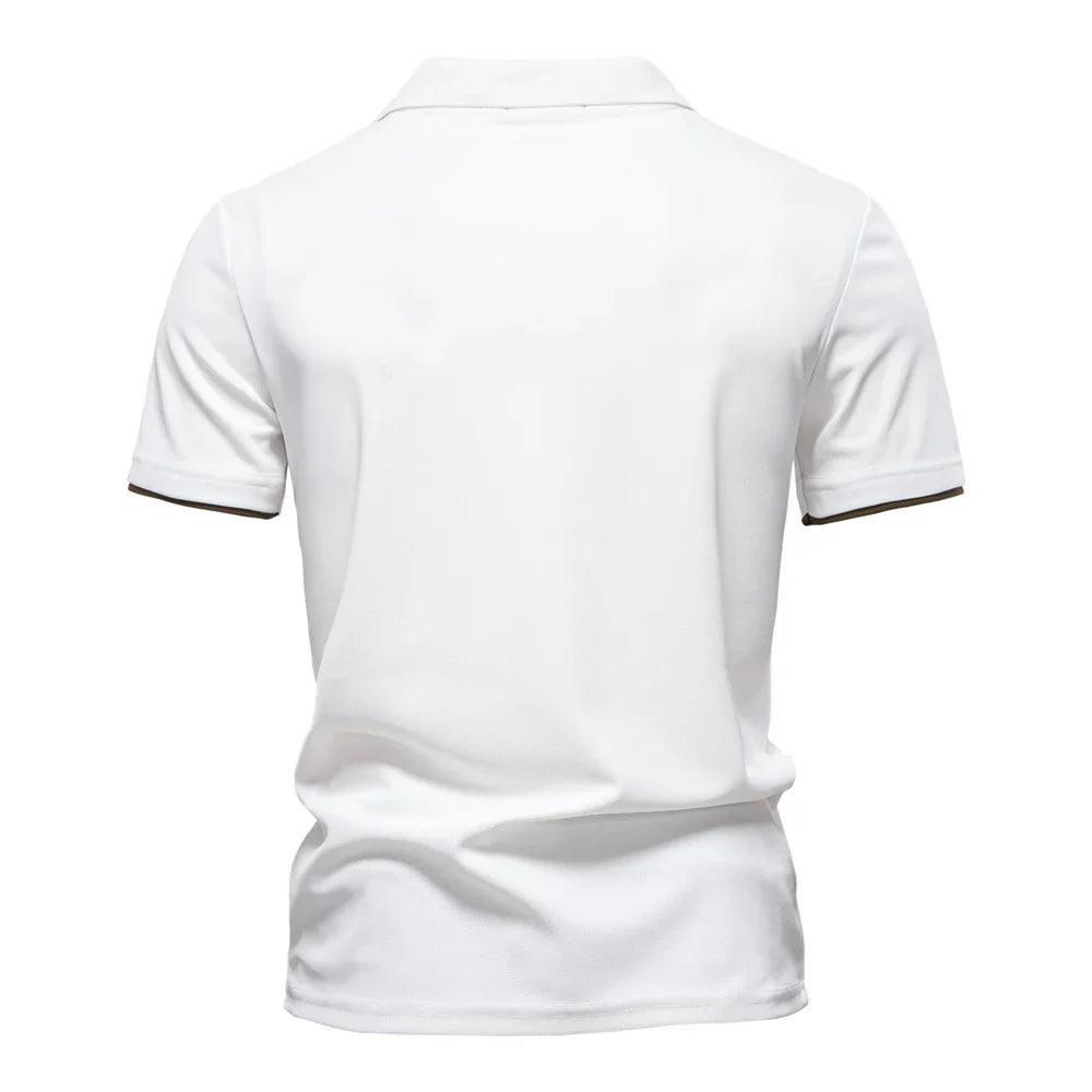 Aarón® | Men'S Polo With Color Block