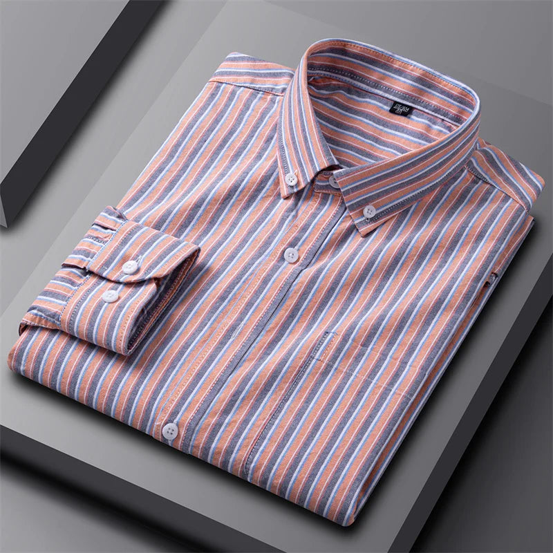 Roman | Givalli - Men's Chic Oxford Shirt