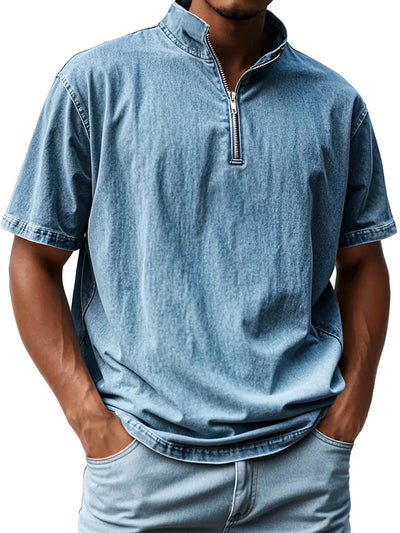 Flynn® | Zip-Up Collar Shirt
