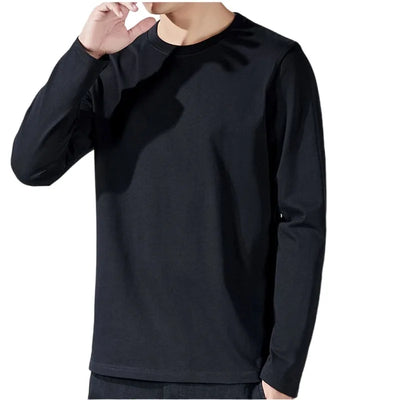 Caedmon® | Long Sleeve Cotton T-Shirts For Men