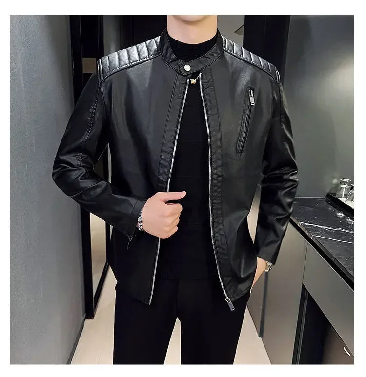 Lian | Elegant Leather Jacket