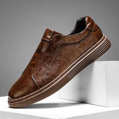 Roberto® | Classic Leather Slip-On Shoes