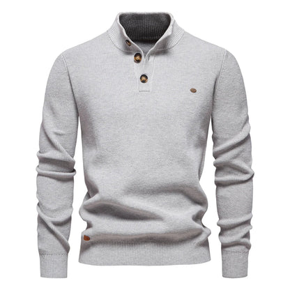 Joaquín® | Men's sweater with button design