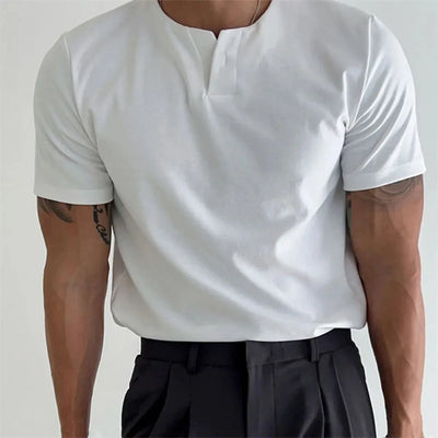 Domingo® | Premium Henley With Buttons