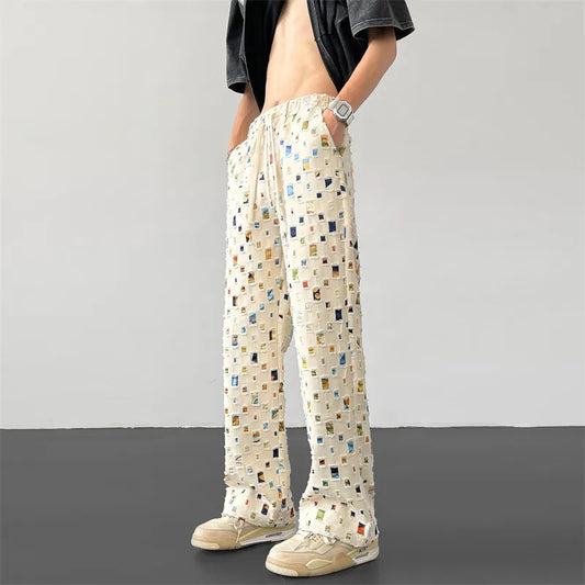 Zacchary® | Artistic Print Trousers