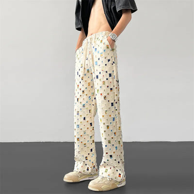 Zacchary® | Artistic Print Trousers