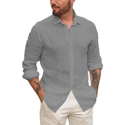Ángel® | Hawaiian Cotton Linen Shirt
