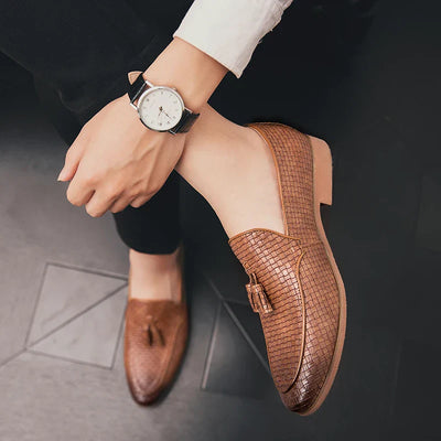 Jack | Lombardi Woven Tassel Loafers