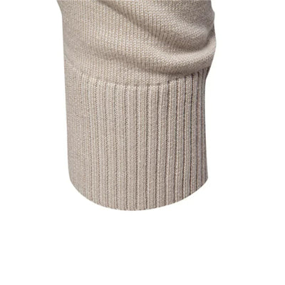 Emerenciano® | Solid Cotton V Neck Sweater