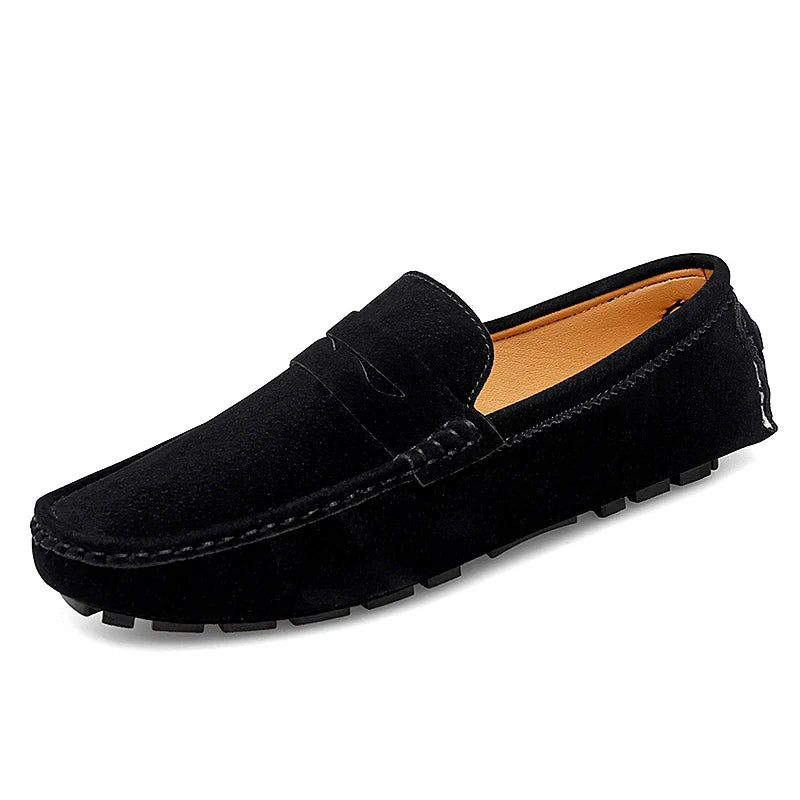 Jett | Suede Boat Loafers