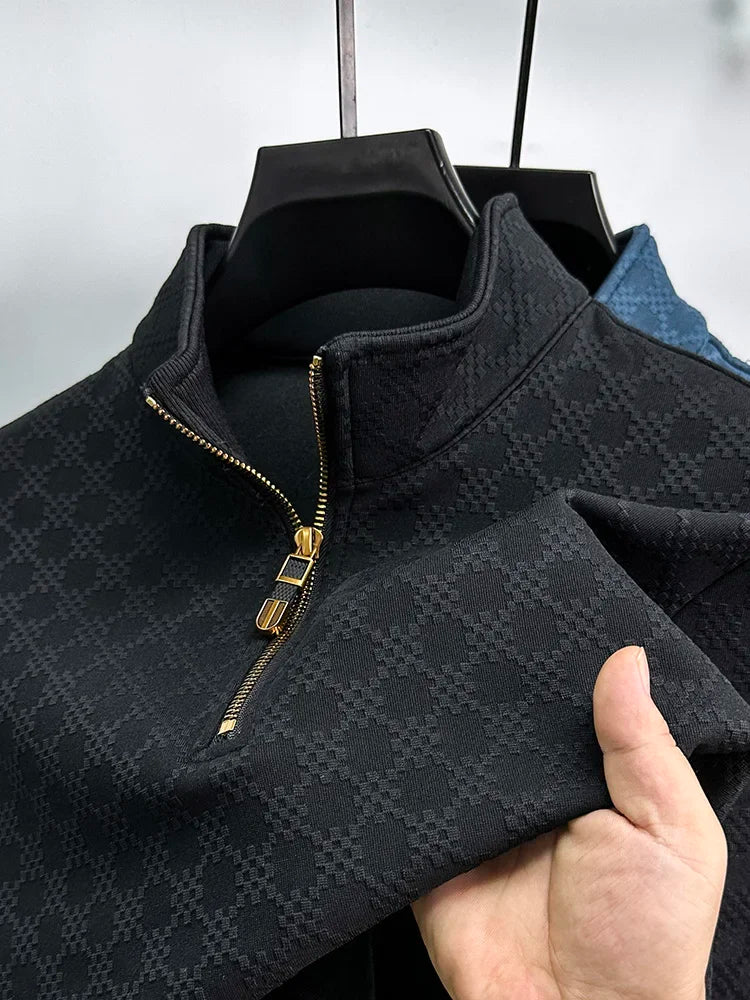 Cormac® | Luxury Cardigan With Standing Collar For Men