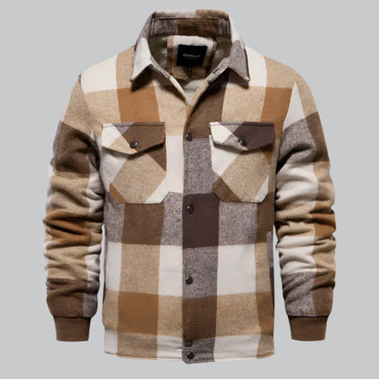 Liam® | Men'S Flannel Jacket With Fleece Lining