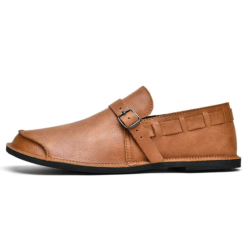 Justino® | Buckled Leather Loafers