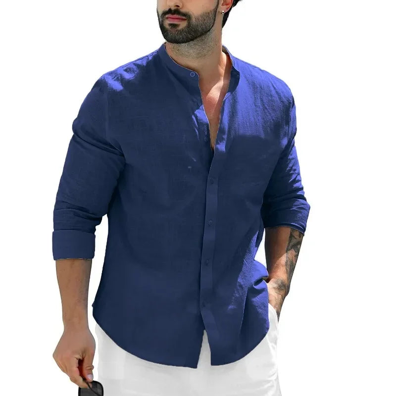 Theo | Casual Linen Shirt